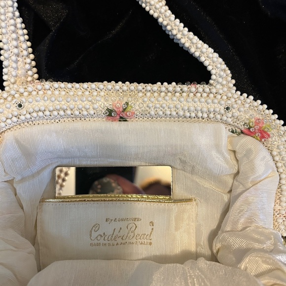 Corde bead vintage hinged bag in perfect condition - Picture 6 of 9